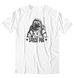 Cosmic pug, t-shirt, White, XS