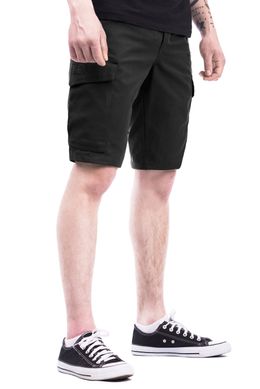 Tempest - Scout cargo shorts with side pockets, black, Black, XS