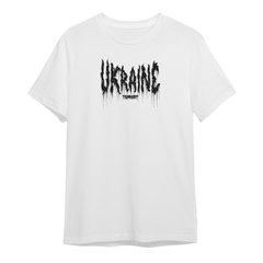 UKRAINE Death/Black metal t-shirt, White, XS