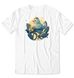 Chicken on a bicycle, t-shirt, White, XS