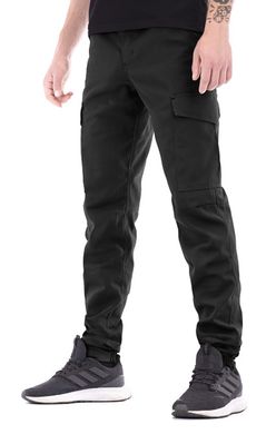 Tempest - Raider R2 joggers cargo with side pockets, black, Black, XS