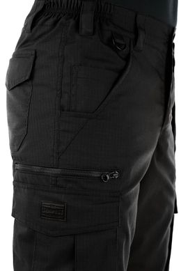 Tempest - Explorer M2 military multi-pocket cargo pants, black, ripstop, Black, XS