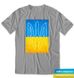Coat of arms and flag of Ukraine, t-shirt, Melange, XS