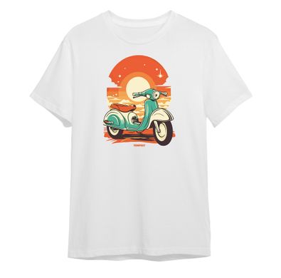 Scooter, t-shirt, White, XS