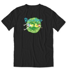 Rick and Morty, t-shirt, Black, XS