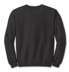 Demi-seasonal unisex sweatshirt uni-sex (black/white/blue/red/gray), Black, XS