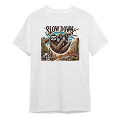 Slow Down 2, t-shirt, white, White, XS