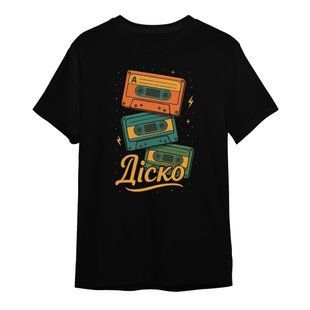 Футболка Диско кассеты disco1 фото