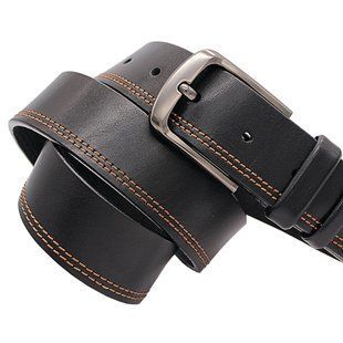Czarny sk&oacute;rzany pasek 40 mm (01400362) 01400362 фото