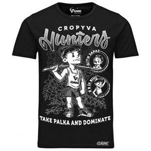 Gank - Cropyva Hunter, t-shirt, Black, S