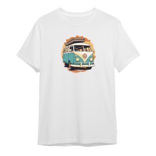 Футболка з мікроавтобусом VW T1 t1vw_w фото