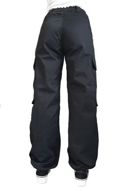Женские штаны оверсайз с боковыми карманами карго Tempest - W1, черные W1_black