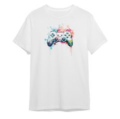 Gamepad/joystick, t-shirt, White, XS