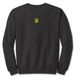 Demi-seasonal unisex sweatshirt, trizb (different colors), Black, XS