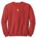 Demi-seasonal unisex sweatshirt, trizb (different colors), Red, XS