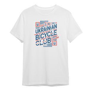 Футболка Украинский велосипедний клуб, белая ukrbicycleclub_white фото
