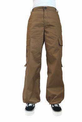 Tempest Women's Oversized Cargo Pants With Side Pockets - W1, coyote, Coyote, S-M