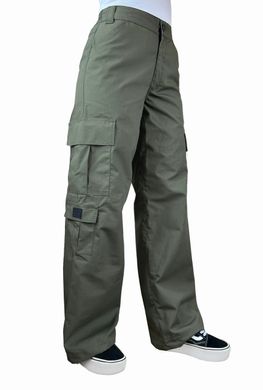 Женские штаны оверсайз с боковыми карманами карго Tempest - W1, олива W1_olive