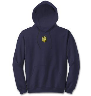 Demi-sezonowa bluza z kapturem unisex z tr&oacute;jzębem (r&oacute;żne kolory) hoodie_trizub фото