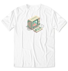Vintage computer, t-shirt, White, XS